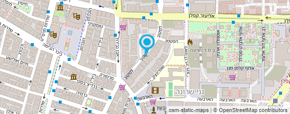 מפת הגעה אל עו"ד גרשון אלינסון