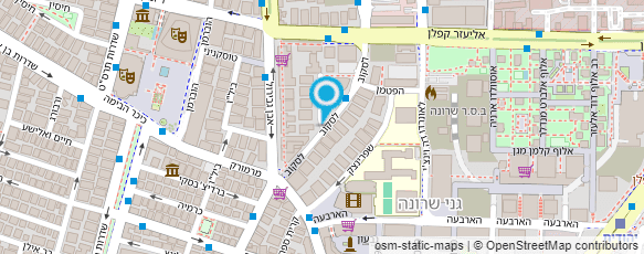 מפת הגעה אל ד"ר שבסוביץ' אסיה