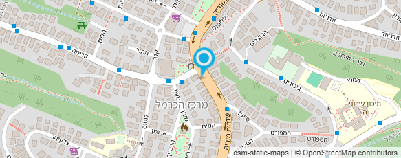 מפת הגעה אל הורים למען הורים -אלו"ט סניף חיפה