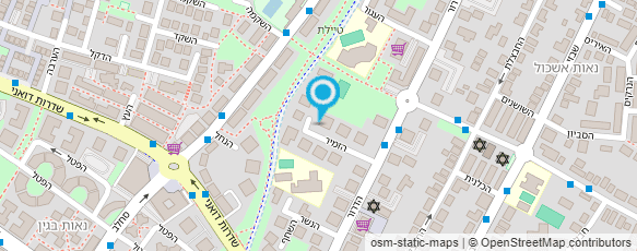 מפת הגעה אל מעון נעמ"ת - זמיר