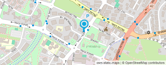מפת הגעה אל מרכז קהילתי ע"ש גרמנוב וסיימון בע"מ
