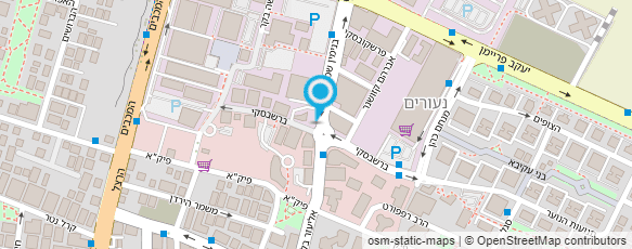 מפת הגעה אל מוסך ראשונים בע"מ