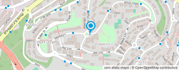 מפת הגעה אל מתנ"ס מרכז קהילתי ע"ש גראס בע"מ