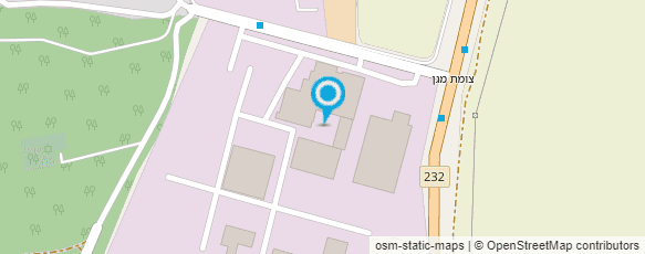 מפת הגעה אל מפעלים אזוריים ישובי חבל מעון