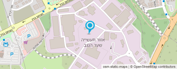 מפת הגעה אל יבולים בשער הנגב