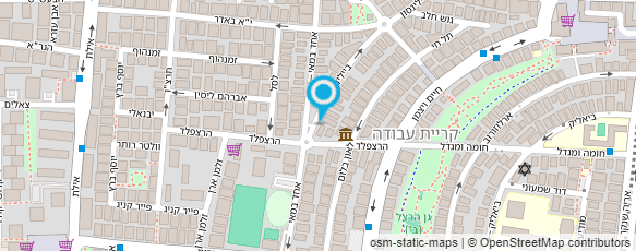 מפת הגעה אל יד שרה