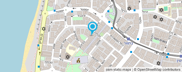 מפת הגעה אל יד שרה