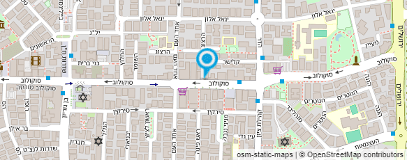 מפת הגעה אל מכבסת קשר