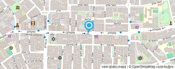 מפת הגעה אל ארמון הוילונות