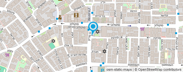 מפת הגעה אל בית מרקחת לב הרצליה