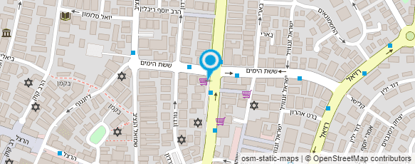 מפת הגעה אל שופרסל שלי