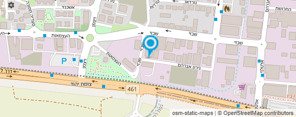 מפת הגעה אל מוסך י.ש.ע