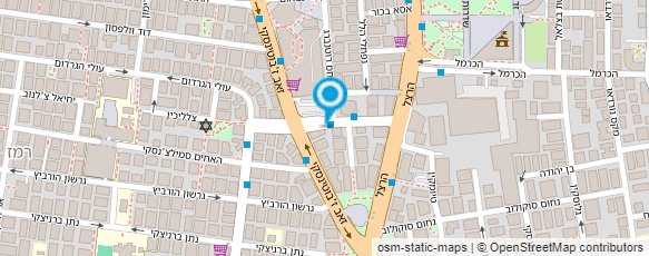 מפת הגעה אל ד"ר נבות דוד