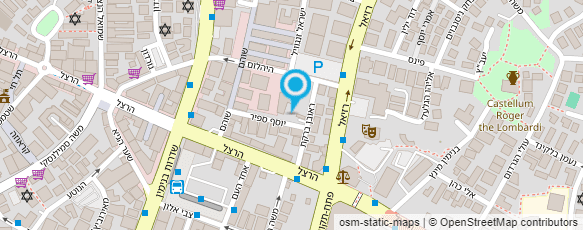 מפת הגעה אל מסגריה מכנית - קלמן ישראל