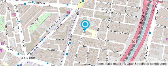 מפת הגעה אל דלת פתוחה- מרכז מידע ויעוץ לנוער