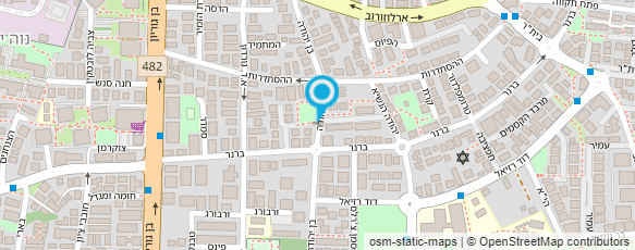 מפת הגעה אל ד"ר פיינמסר פנחס