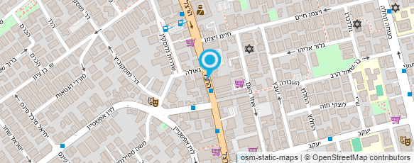 מפת הגעה אל המראה רחובות