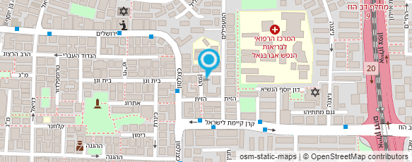 מפת הגעה אל רוזנשטיין אלונה