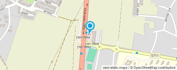 מפת הגעה אל פז- "זך" עמק חפר בע"מ