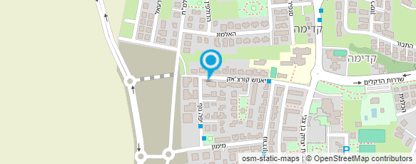 מפת הגעה אל "יגאל אלון" -  מ""מ