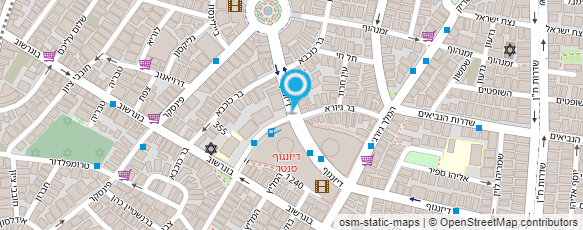 מפת הגעה אל המשביר  לצרכן