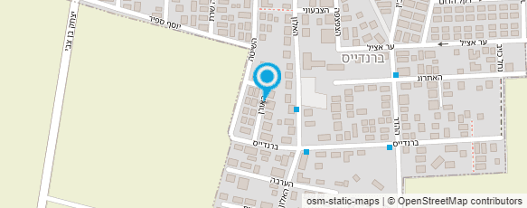 מפת הגעה אל עמותת הפועל מחוז התיכון