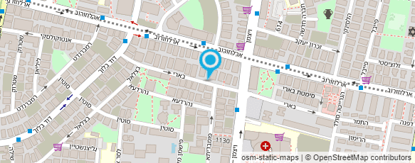 מפת הגעה אל סוסנובסקי ארכיטקטים בע"מ