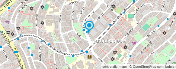 מפת הגעה אל מ.ח.ת - ד"ר אלן לוי