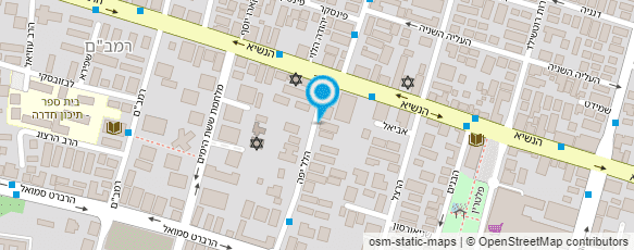 מפת הגעה אל ד"ר שגב מרדכי