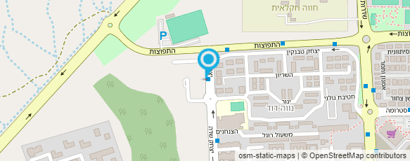 מפת הגעה אל קהילתי ע"ש יצחק שדה