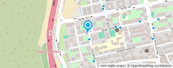 מפת הגעה אל "רבי עקיבא" ממ"ד