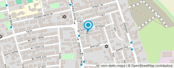 מפת הגעה אל מרכז קהילתי אור עקיבא