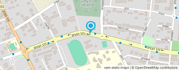 מפת הגעה אל התיכון החקלאי ע"ש בנימין רוטשילד