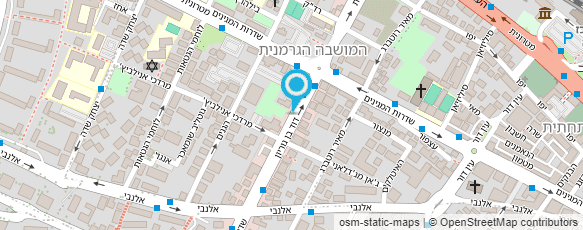 מפת הגעה אל קונסול כבוד-ארה"ב-יונתן ד.פרידלנד