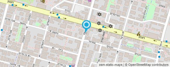 מפת הגעה אל מכון C.T דנט