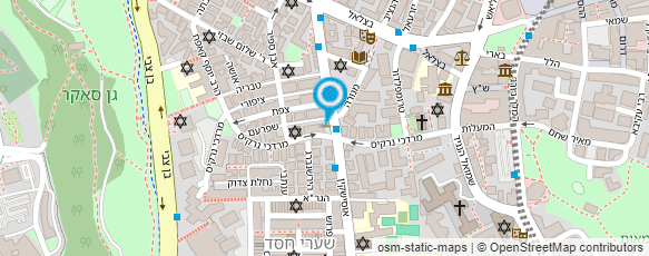 מפת הגעה אל מכבסת דוד