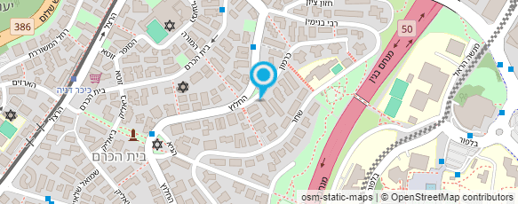 מפת הגעה אל הדסה ויצ"ו קנדה המכון למחקר