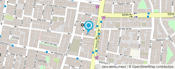 מפת הגעה אל סטודיו יהודית לוי