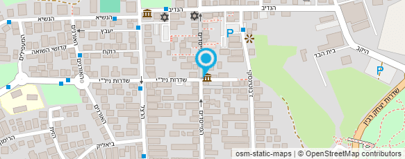 מפת הגעה אל בית אהרונסון מוזיאון "ניל"י"