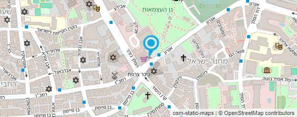 מפת הגעה אל מוניות רחביה ירושלים בע"מ