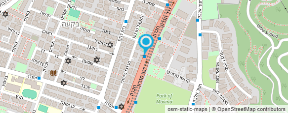 מפת הגעה אל דניאל-דוידוף; משרד עו"ד ונוטריון