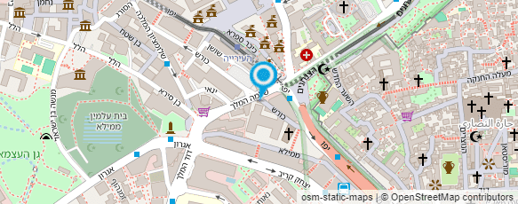 מפת הגעה אל מוסד סנט וינסנט דה פאול