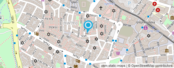 מפת הגעה אל ישיבת "בית אריה" הרב א. פלצ'ינסקי