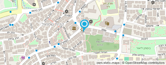 מפת הגעה אל מרכז למוסיקה ירושלים