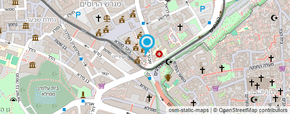 מפת הגעה אל שרותי בריאות הציבור