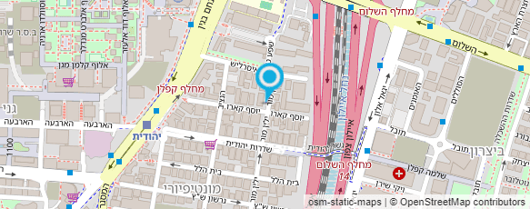 מפת הגעה אל לוח העיר