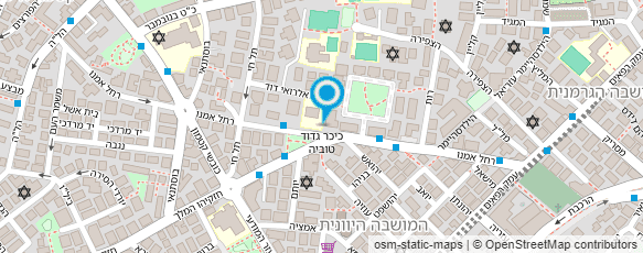 מפת הגעה אל שגרירות נוצרית בינלאומית-ירושלים