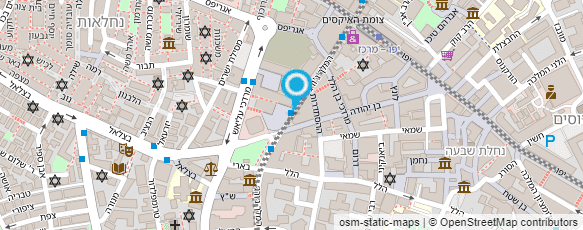 מפת הגעה אל "מעוז" (פלאפל)