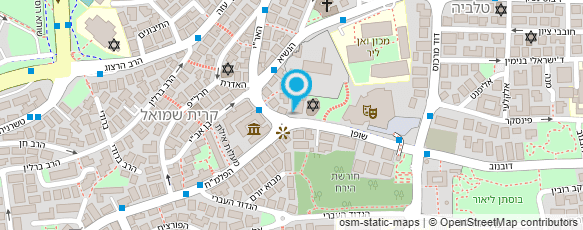 מפת הגעה אל לשכת עורכי הדין בישראל-מחוז ירושלים