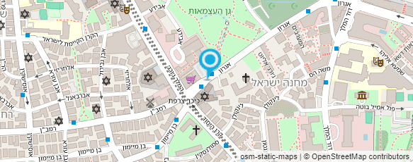 מפת הגעה אל אכסנית נוער ובית הארחה "אגרון"